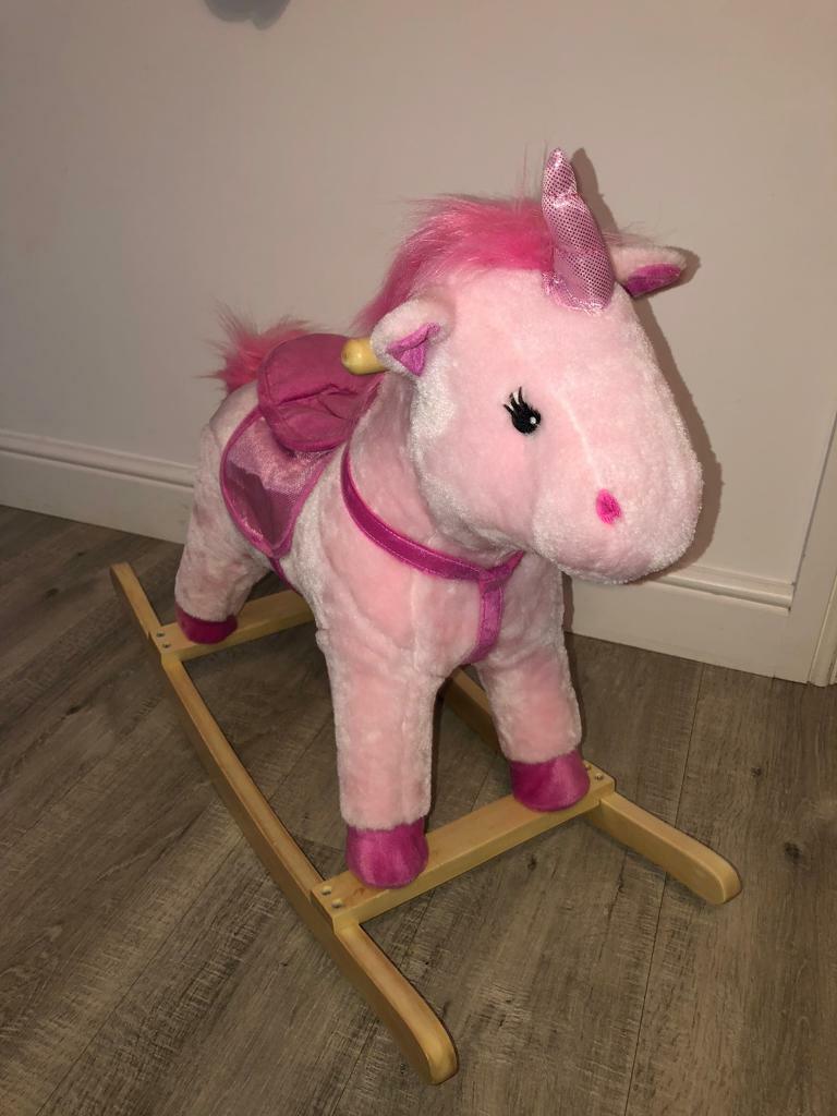 chad valley unicorn rocking horse